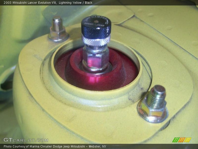 Lightning Yellow / Black 2003 Mitsubishi Lancer Evolution VIII