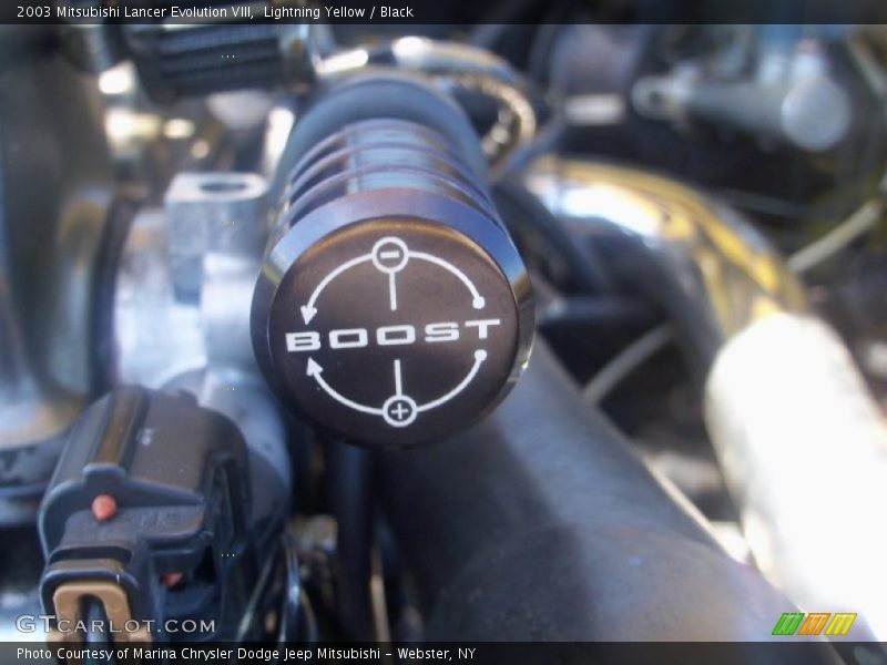 Lightning Yellow / Black 2003 Mitsubishi Lancer Evolution VIII