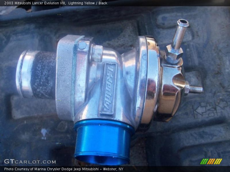 Lightning Yellow / Black 2003 Mitsubishi Lancer Evolution VIII
