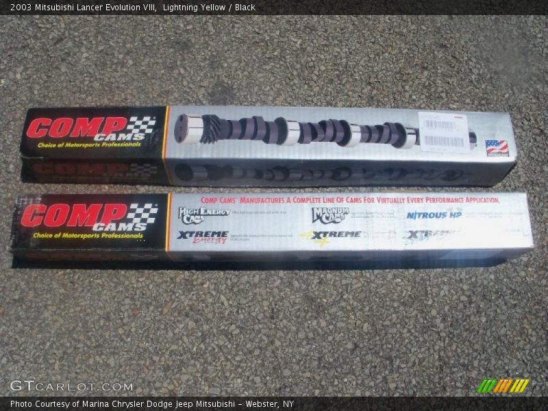 Lightning Yellow / Black 2003 Mitsubishi Lancer Evolution VIII