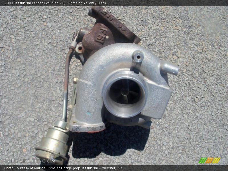 Lightning Yellow / Black 2003 Mitsubishi Lancer Evolution VIII