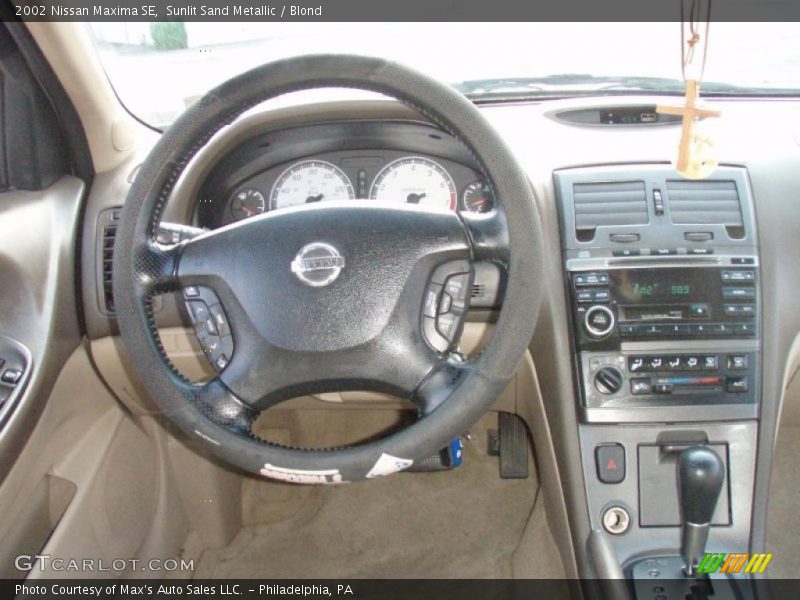 Sunlit Sand Metallic / Blond 2002 Nissan Maxima SE