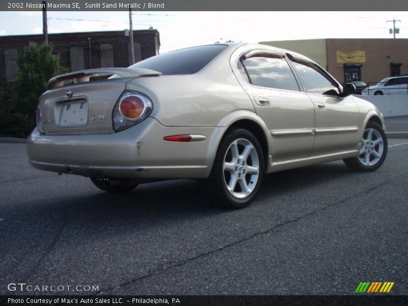Sunlit Sand Metallic / Blond 2002 Nissan Maxima SE