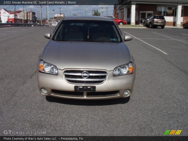 Sunlit Sand Metallic / Blond 2002 Nissan Maxima SE