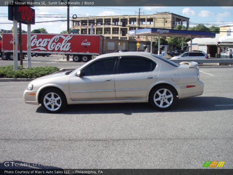 Sunlit Sand Metallic / Blond 2002 Nissan Maxima SE