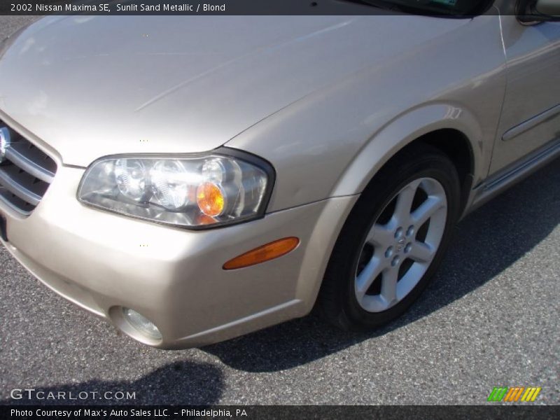 Sunlit Sand Metallic / Blond 2002 Nissan Maxima SE