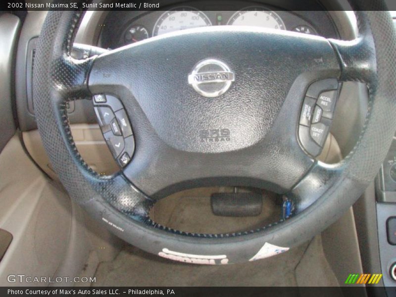 Sunlit Sand Metallic / Blond 2002 Nissan Maxima SE