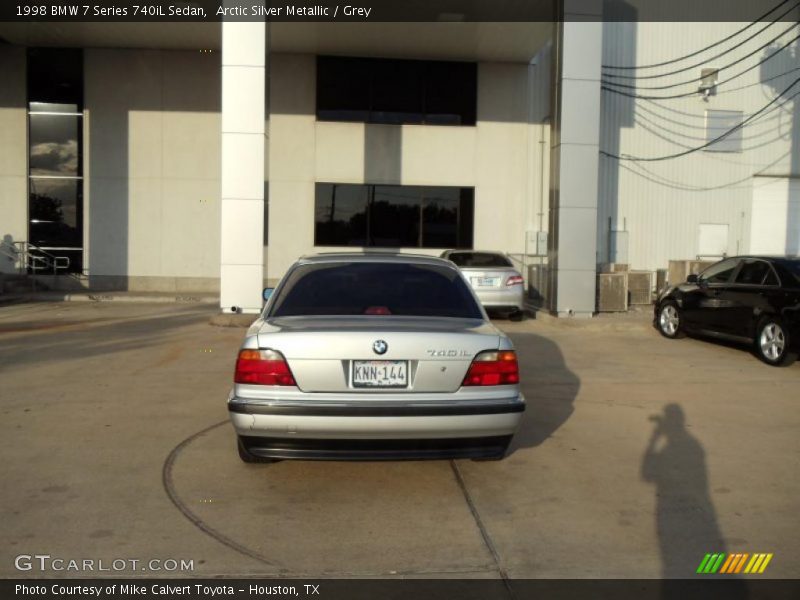 Arctic Silver Metallic / Grey 1998 BMW 7 Series 740iL Sedan