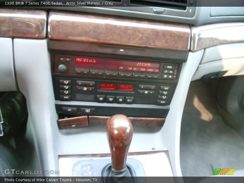 Arctic Silver Metallic / Grey 1998 BMW 7 Series 740iL Sedan