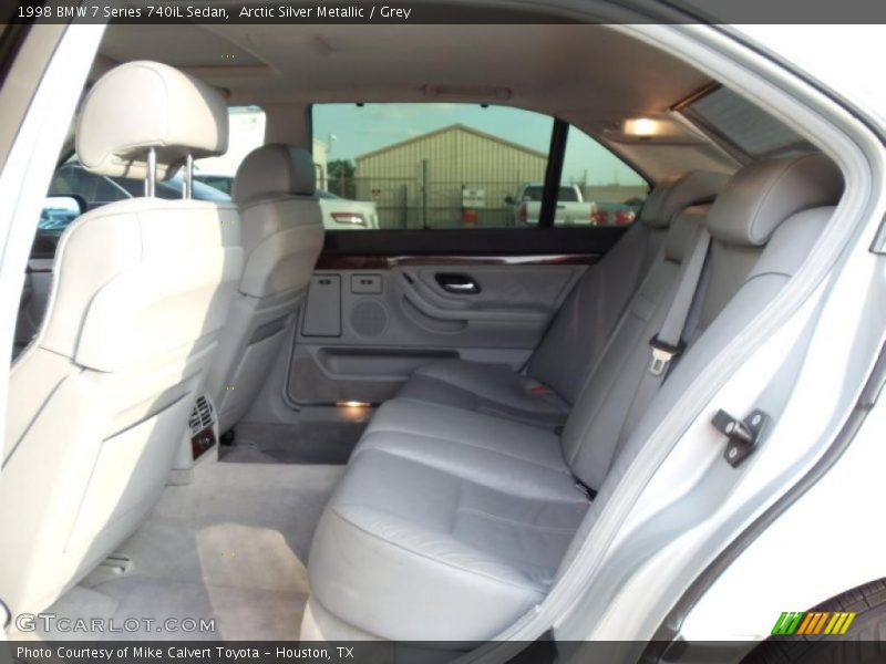 Arctic Silver Metallic / Grey 1998 BMW 7 Series 740iL Sedan