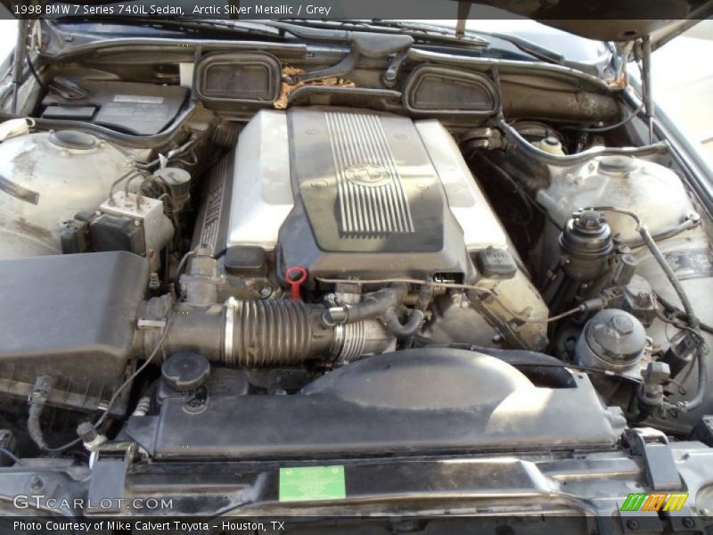 Arctic Silver Metallic / Grey 1998 BMW 7 Series 740iL Sedan