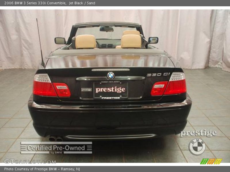 Jet Black / Sand 2006 BMW 3 Series 330i Convertible
