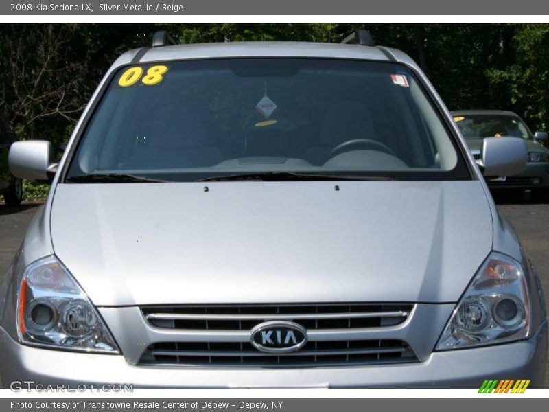 Silver Metallic / Beige 2008 Kia Sedona LX