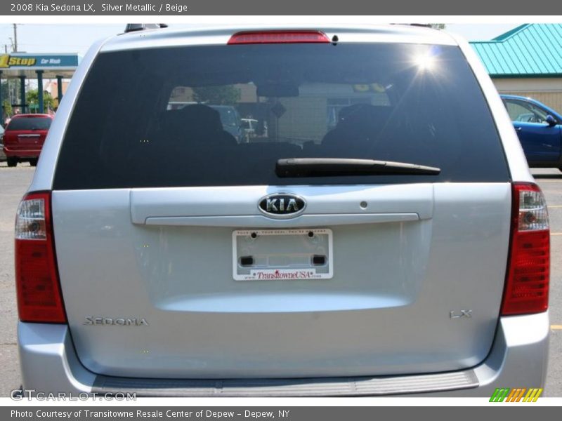 Silver Metallic / Beige 2008 Kia Sedona LX