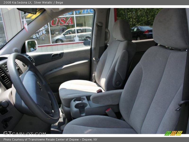 Silver Metallic / Beige 2008 Kia Sedona LX