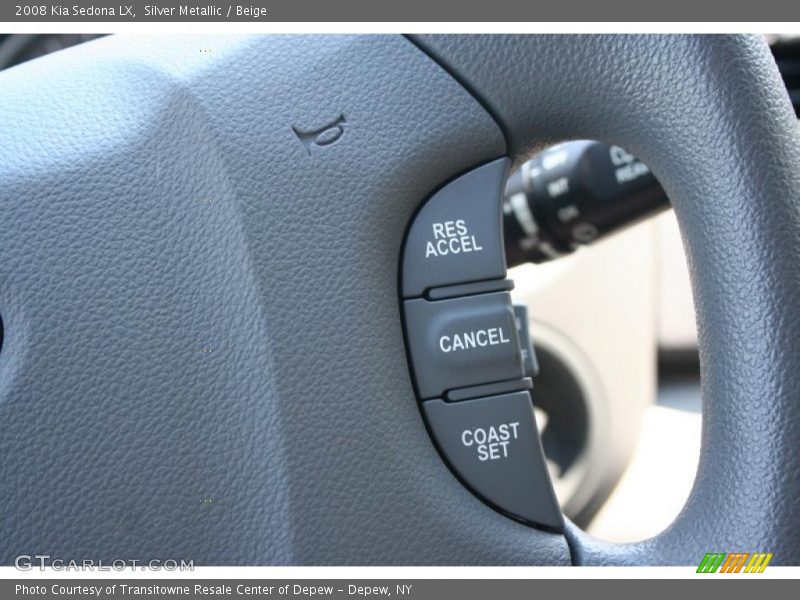 Silver Metallic / Beige 2008 Kia Sedona LX