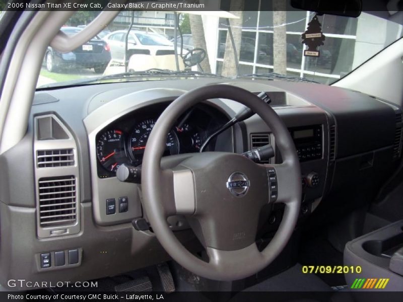 Galaxy Black / Graphite/Titanium 2006 Nissan Titan XE Crew Cab