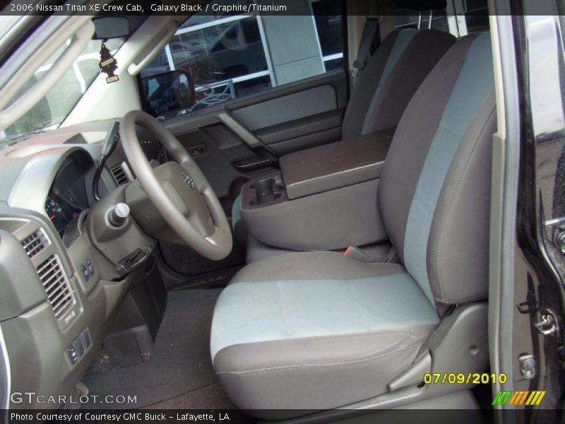 Galaxy Black / Graphite/Titanium 2006 Nissan Titan XE Crew Cab