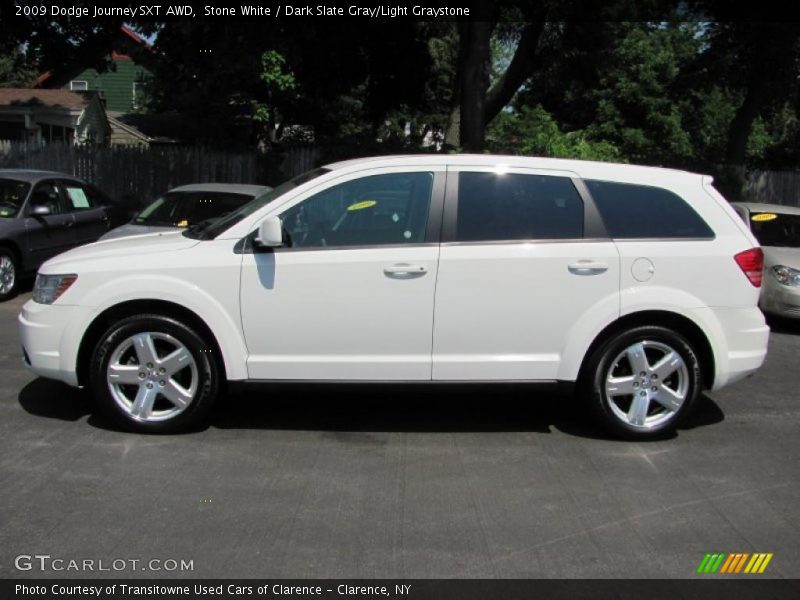 Stone White / Dark Slate Gray/Light Graystone 2009 Dodge Journey SXT AWD