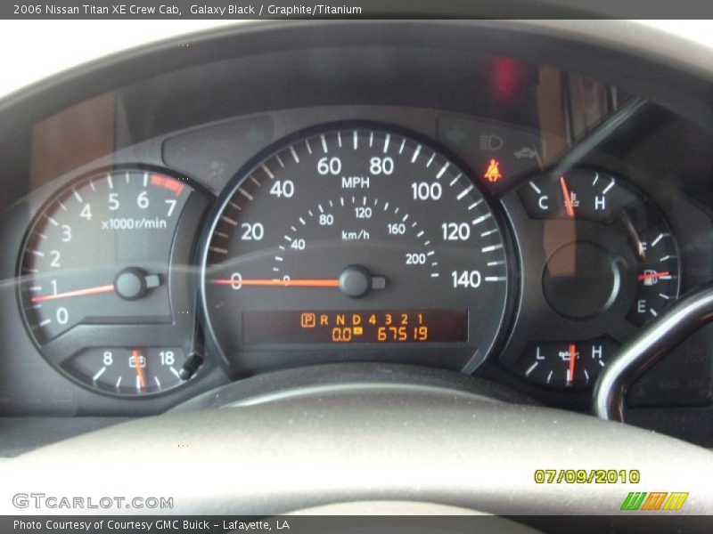 Galaxy Black / Graphite/Titanium 2006 Nissan Titan XE Crew Cab