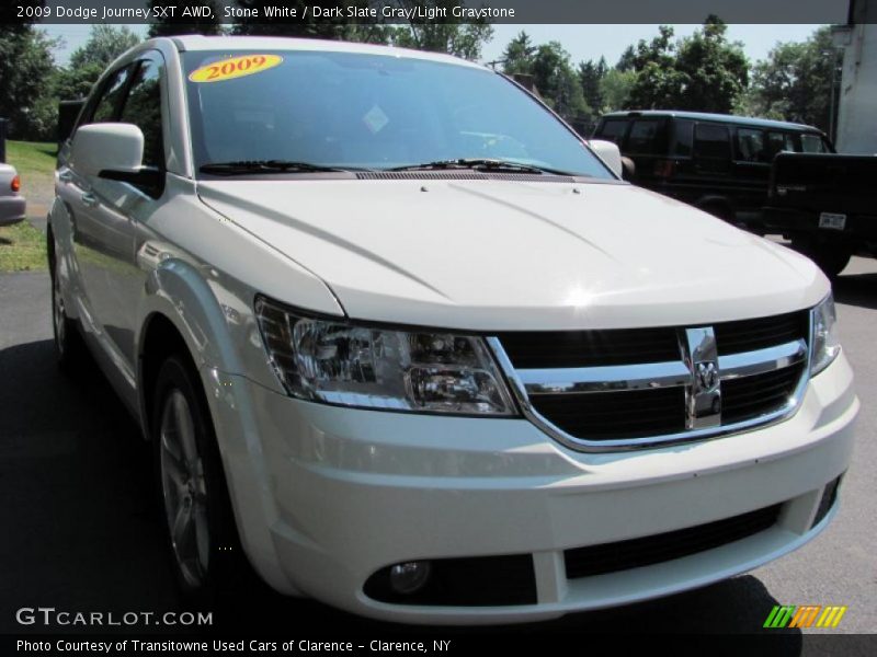 Stone White / Dark Slate Gray/Light Graystone 2009 Dodge Journey SXT AWD