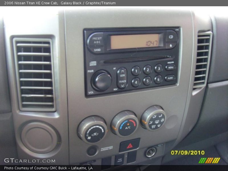 Galaxy Black / Graphite/Titanium 2006 Nissan Titan XE Crew Cab