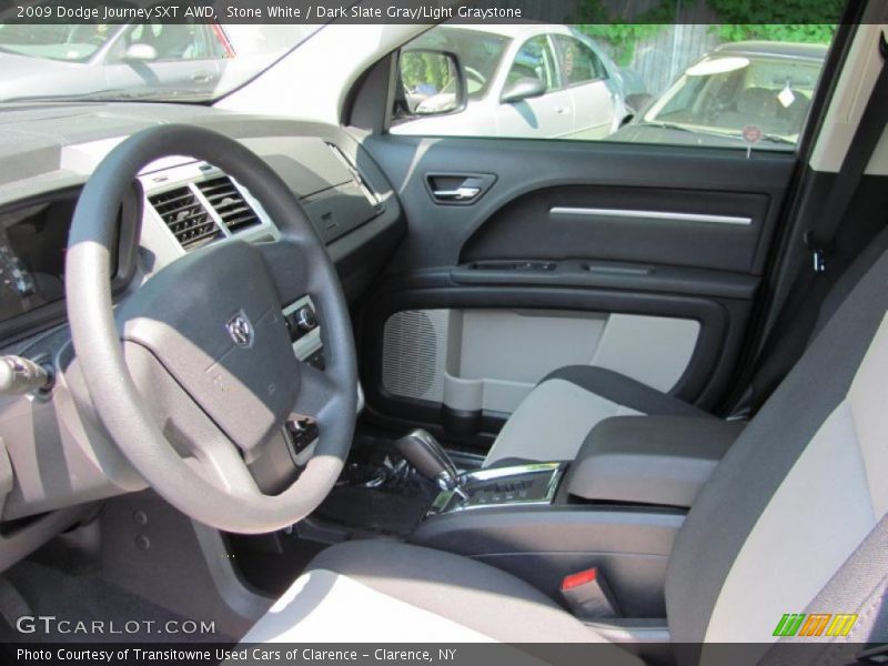 Stone White / Dark Slate Gray/Light Graystone 2009 Dodge Journey SXT AWD