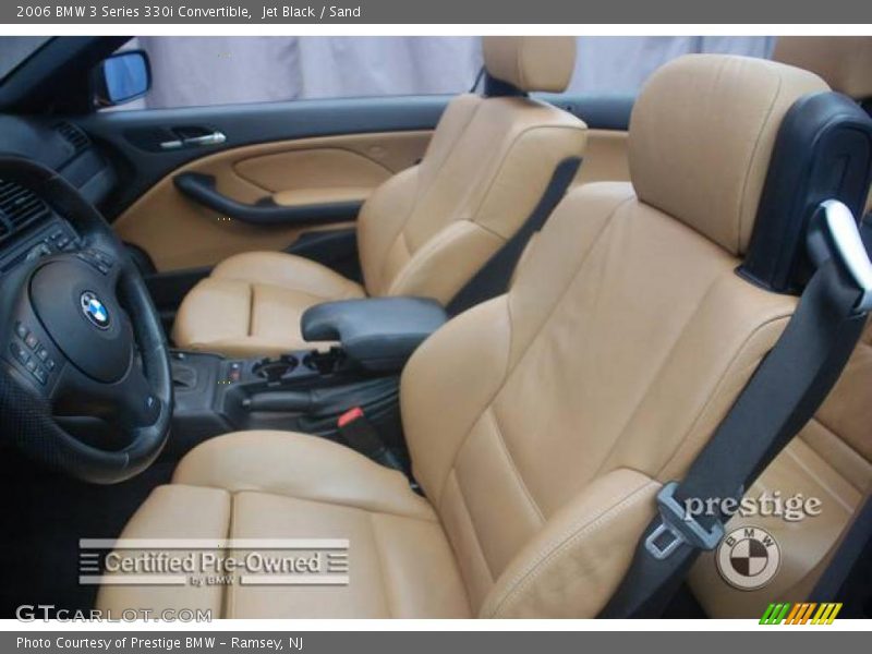 Jet Black / Sand 2006 BMW 3 Series 330i Convertible