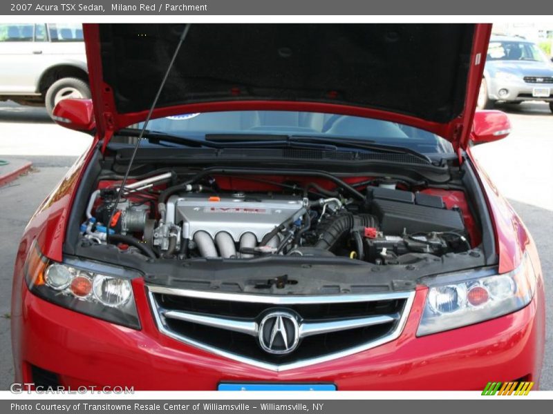 Milano Red / Parchment 2007 Acura TSX Sedan