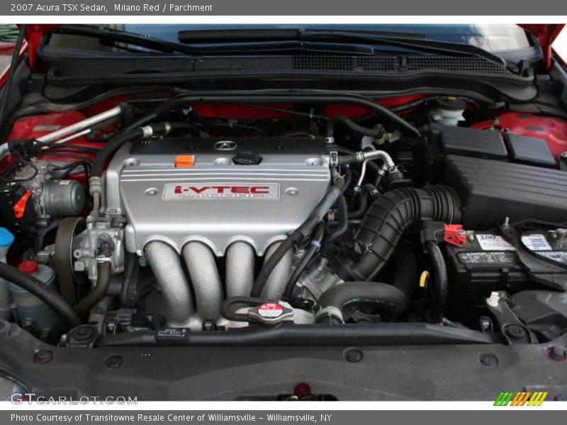 Milano Red / Parchment 2007 Acura TSX Sedan