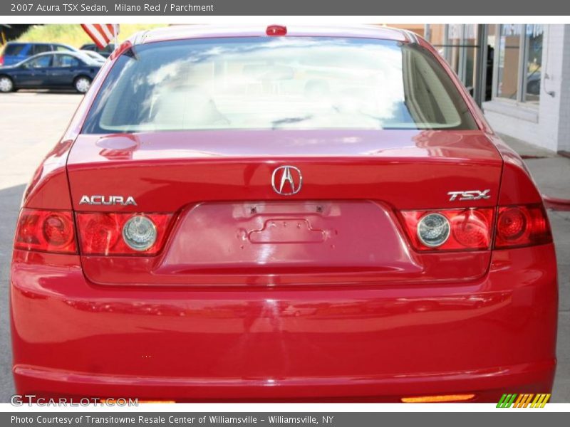 Milano Red / Parchment 2007 Acura TSX Sedan