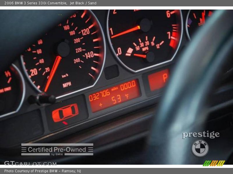 Jet Black / Sand 2006 BMW 3 Series 330i Convertible