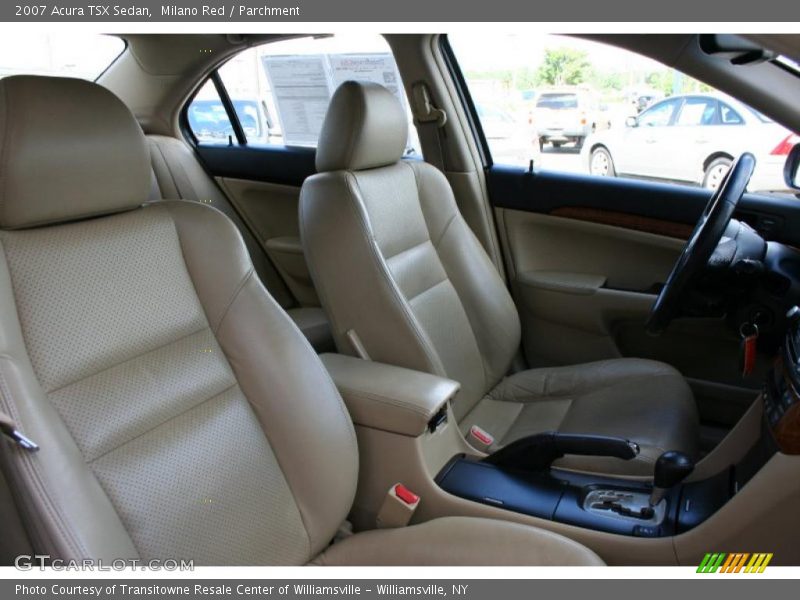 Milano Red / Parchment 2007 Acura TSX Sedan