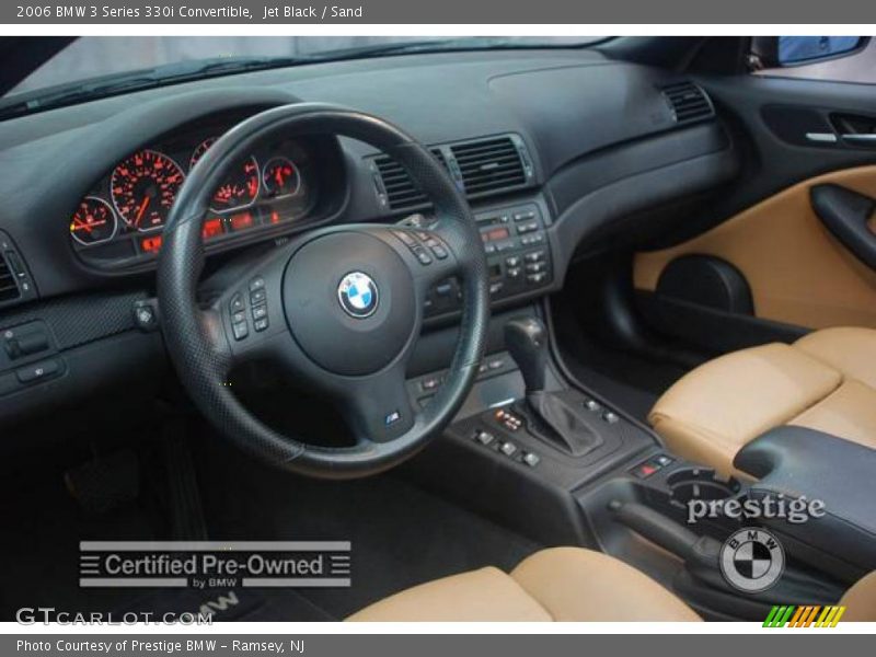 Jet Black / Sand 2006 BMW 3 Series 330i Convertible