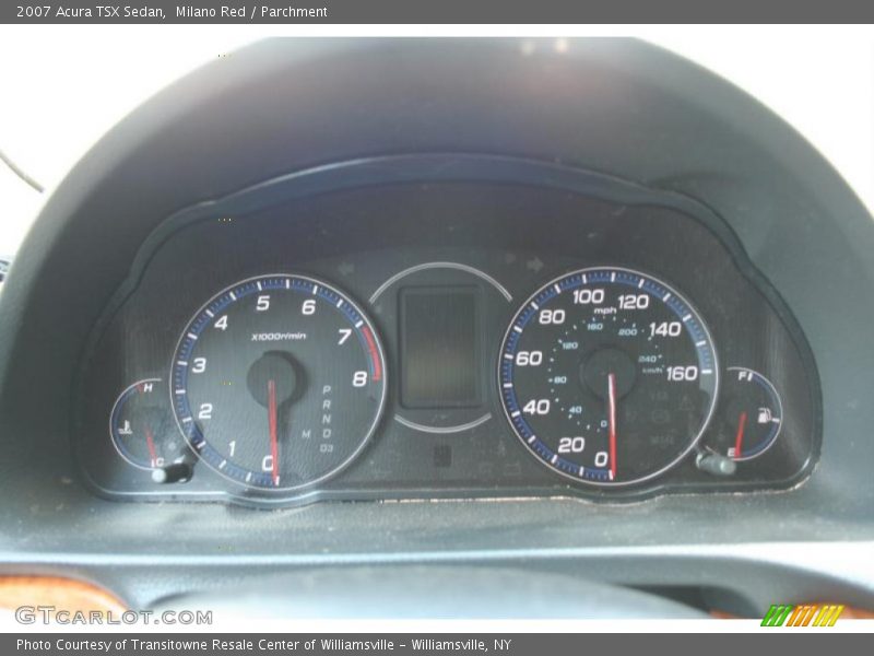 Milano Red / Parchment 2007 Acura TSX Sedan