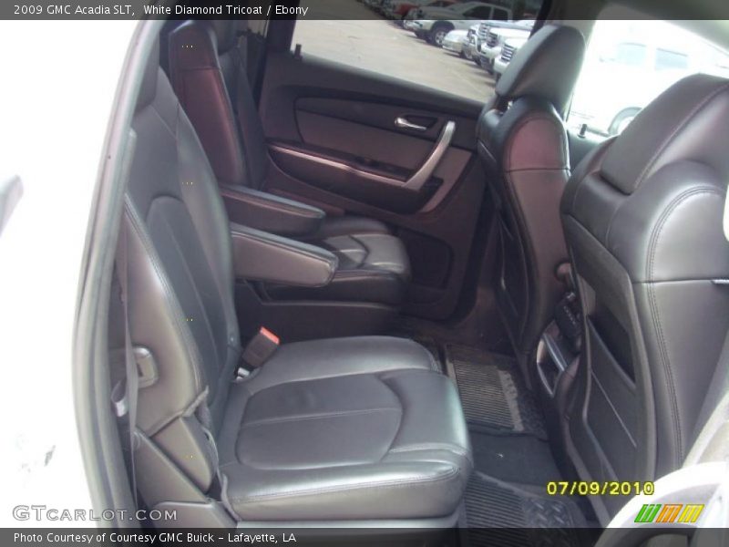 White Diamond Tricoat / Ebony 2009 GMC Acadia SLT