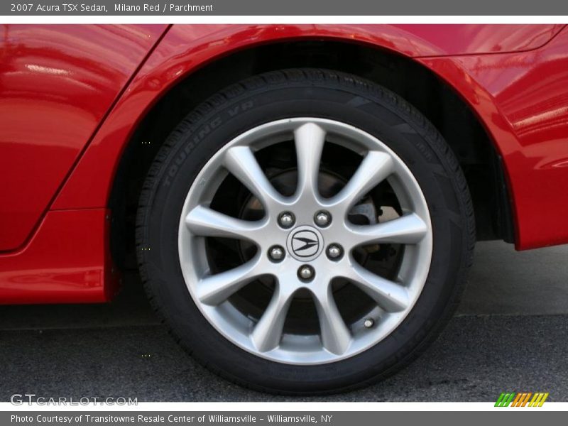 Milano Red / Parchment 2007 Acura TSX Sedan