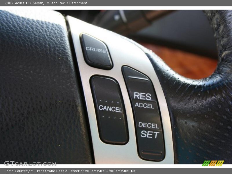 Milano Red / Parchment 2007 Acura TSX Sedan