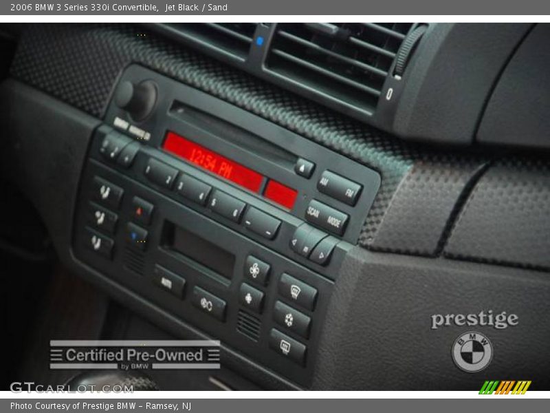 Jet Black / Sand 2006 BMW 3 Series 330i Convertible