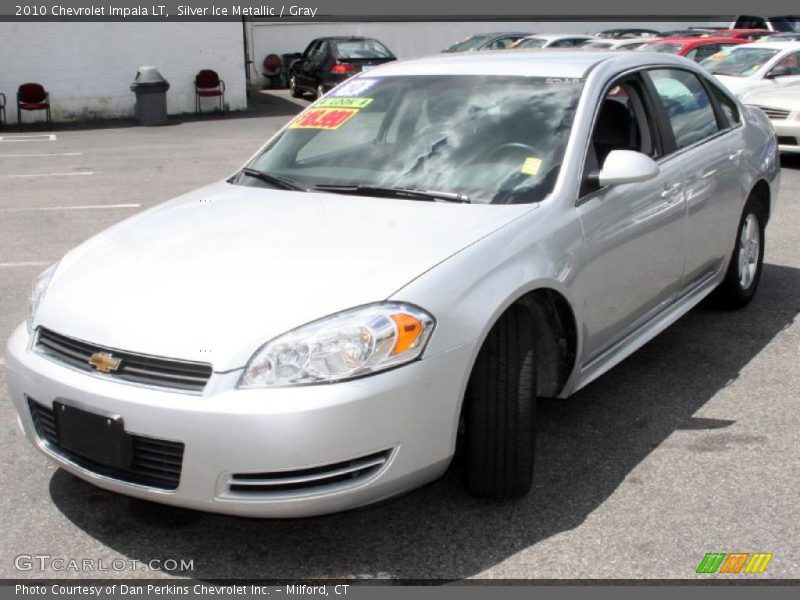 Silver Ice Metallic / Gray 2010 Chevrolet Impala LT