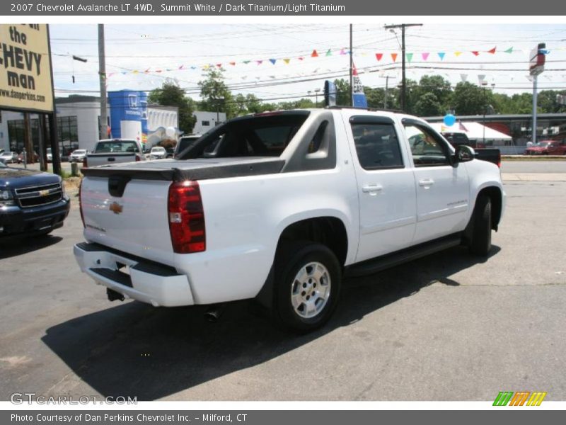 Summit White / Dark Titanium/Light Titanium 2007 Chevrolet Avalanche LT 4WD
