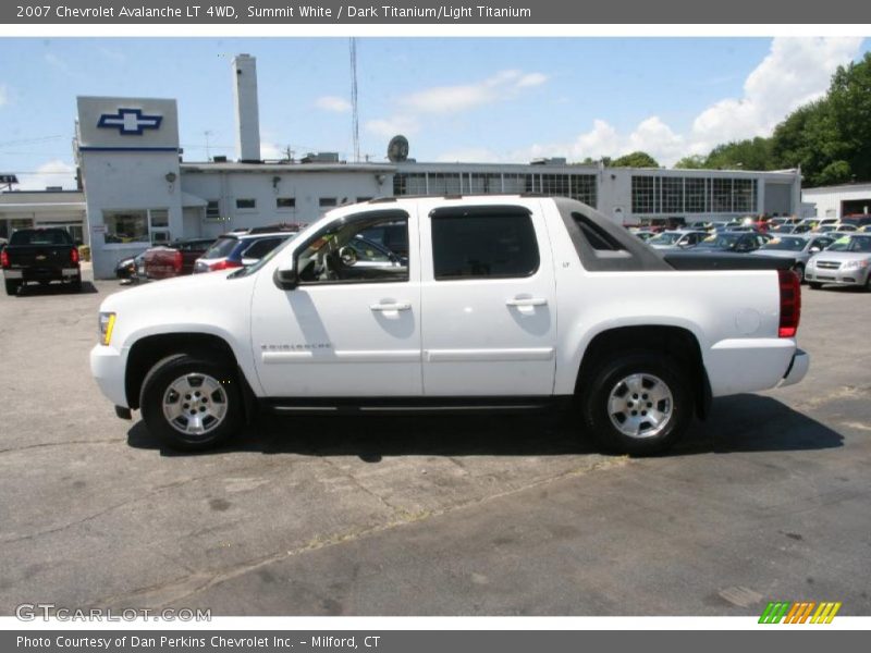 Summit White / Dark Titanium/Light Titanium 2007 Chevrolet Avalanche LT 4WD
