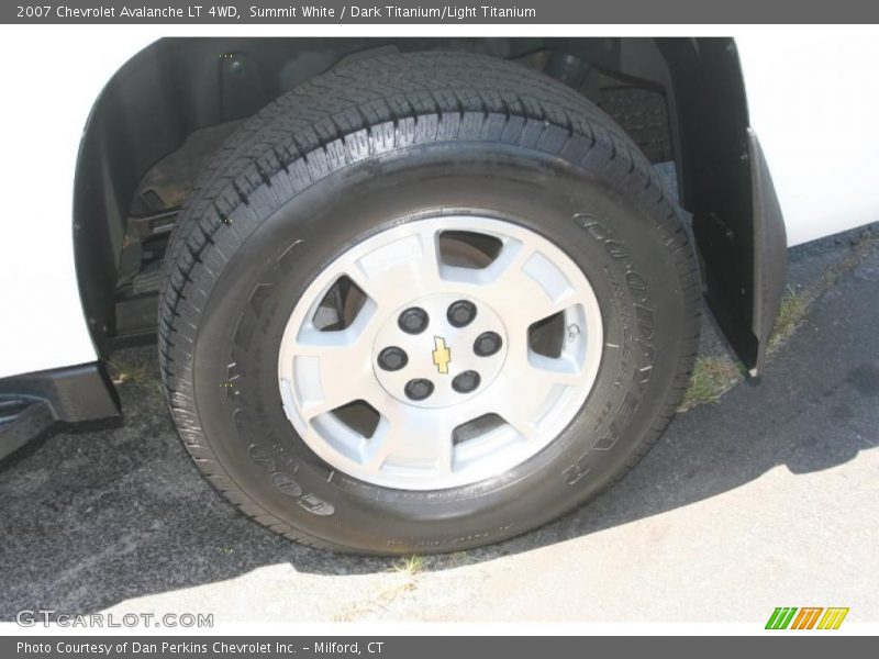 Summit White / Dark Titanium/Light Titanium 2007 Chevrolet Avalanche LT 4WD