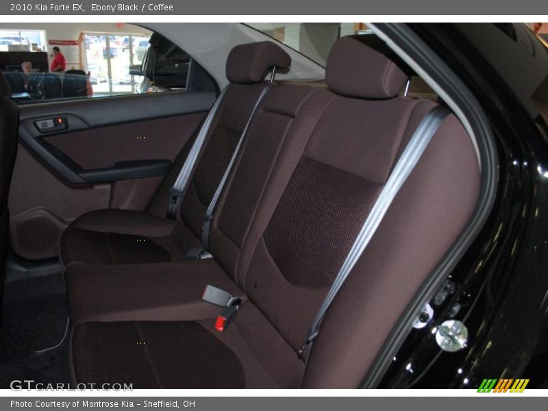 Ebony Black / Coffee 2010 Kia Forte EX