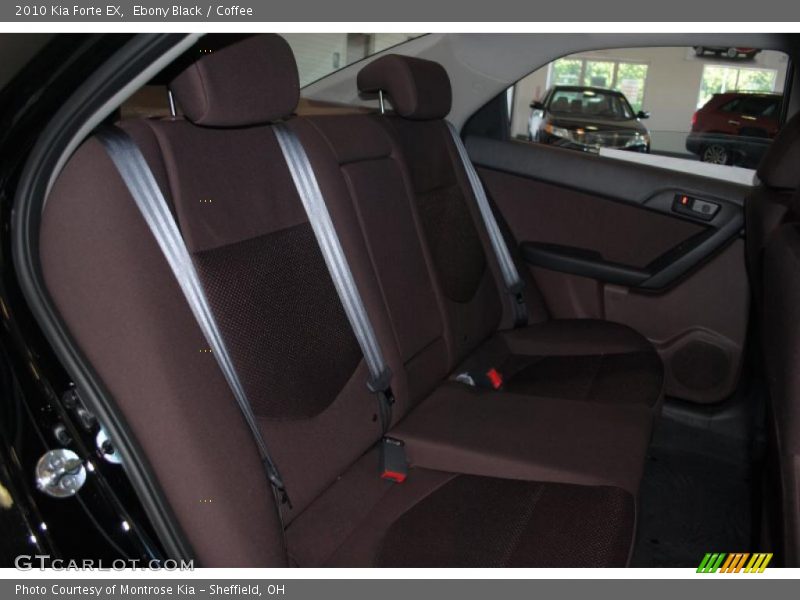 Ebony Black / Coffee 2010 Kia Forte EX