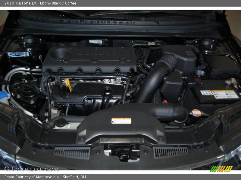 Ebony Black / Coffee 2010 Kia Forte EX