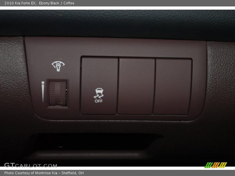 Ebony Black / Coffee 2010 Kia Forte EX