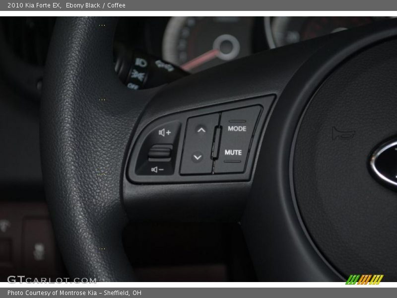 Ebony Black / Coffee 2010 Kia Forte EX