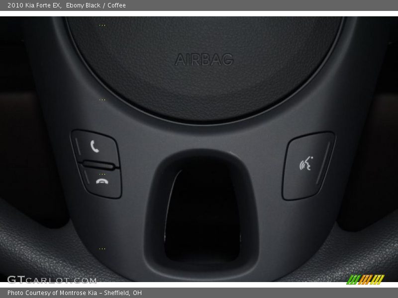 Ebony Black / Coffee 2010 Kia Forte EX