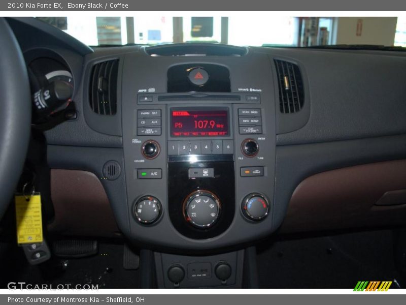 Ebony Black / Coffee 2010 Kia Forte EX